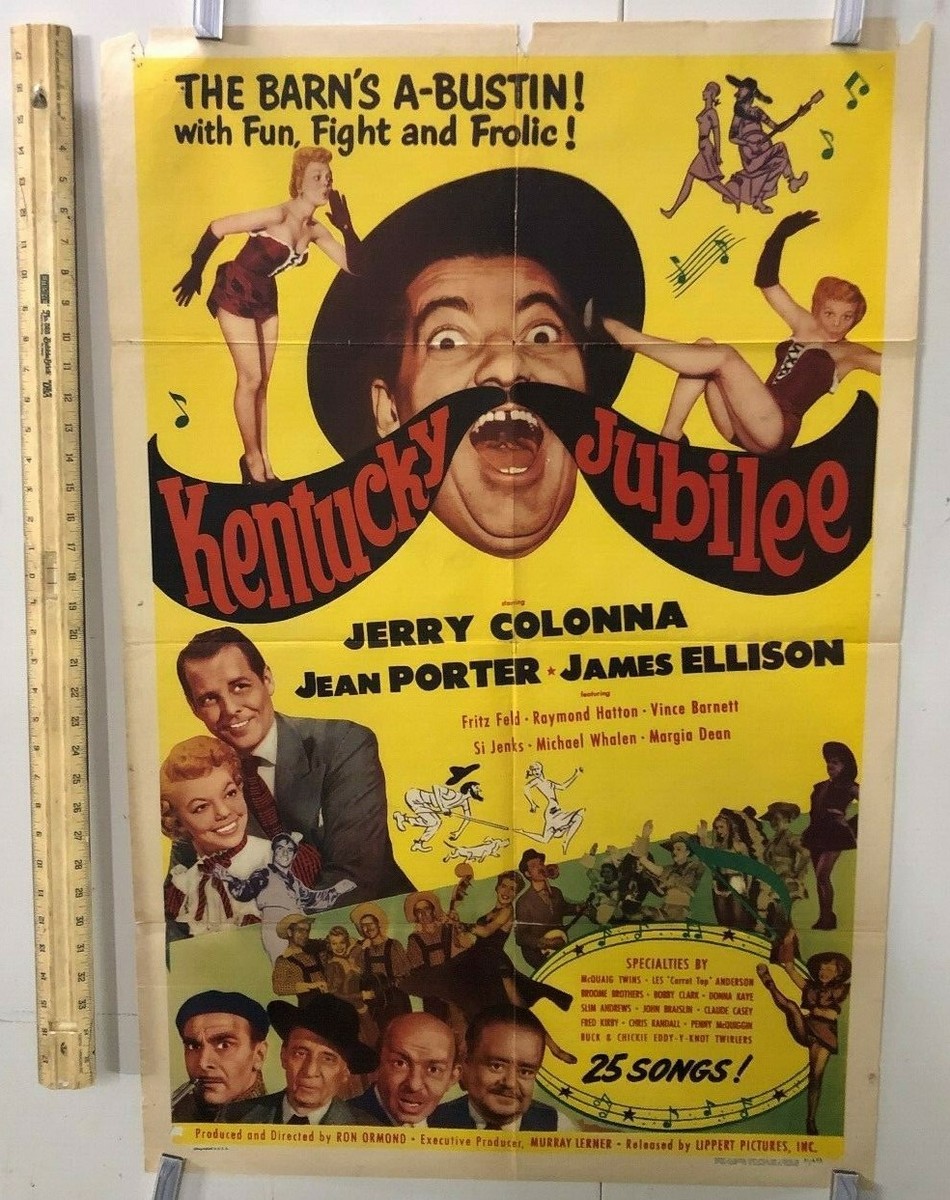 Jeans Jubilee 11s Kentucky Jubilee Lippert, 1951 Poster Jean