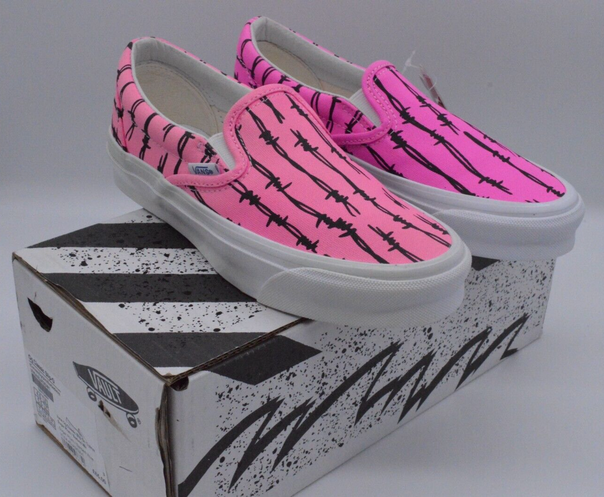 Vans Vault OG Classic Slip On (Canvas) Sugar Plum Barbed Wire 
