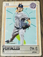 2021 Topps Gypsy Queen Tarot of the Diamond #TOD4 Gerrit Cole Yankees