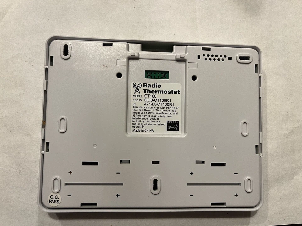 Radio Thermostat Z-Wave Communicating Touch Screen Thermostat CT100 - Image 3 of 3