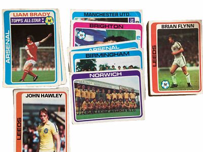 1978-79 Topps Football Cards Blue Backs - Various - Complete your set!