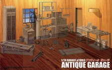 Fujimi 111049 1:24 antike Garage und Werkzeug