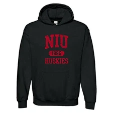 Northern Illinois Huskies Athletic Arch Hoodie - Black