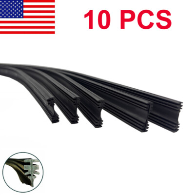 10 x PCS Universal 26'' Car Bus Silicone Frameless Windshield Wiper Blade Refill