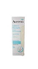 Aveeno Calm Restore Daily Moisturizer Broad Spectrum SPF 30 1.7 FL OZ Exp 04/26
