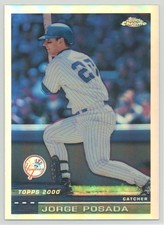 Jorge Posada 2000 Topps Chrome Refractor #56 New York Yankees