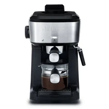 Gourmia 4-Shot Steam Espresso, Cappuccino, and Latte Maker with Frothing Wand: