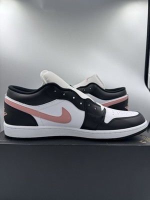 【28cm】Air jordan1 og black pink tint Nike Air Jordan 1 Low Black Rust Pink 553558-165 Size 10 | eBay