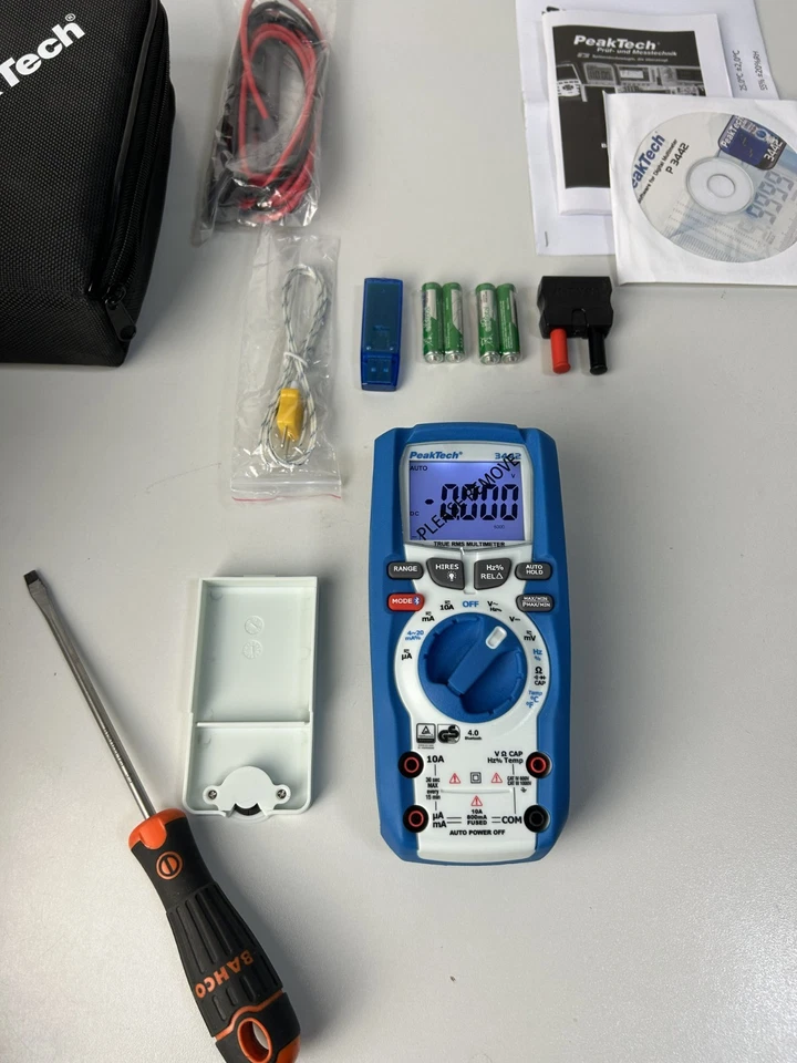 PeakTech 3442, TRMS Multimeter digital Bluetooth, 60.000 Counts , neu - Bild 2 von 4
