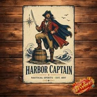 Classic Rum Brand Tin Metal Sign Vintage Tavern Wall Decor 8x12