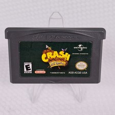 Crash Bandicoot The Huge Adventure (GBA, 2002) Authentic. Tested and Working.