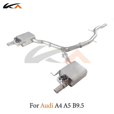 KA Exhaust Catback For Audi A4 A5 B9.5 2.0T Steel rear section