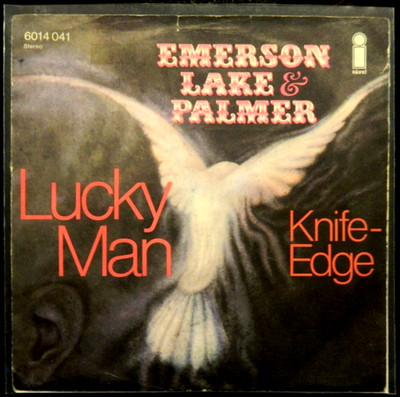 Emerson, Lake & Palmer  7''   Lucky Man   1970     aus Ger. RAR