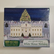 NEW White House Holiday 500 Piece Jigsaw Puzzle - Briarpatch 2011 - 13" x 19"