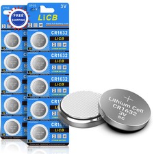 CR1632 Lithium Batteries 10 Pack LiCB Battery