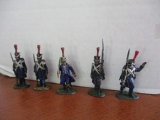 Set of 5 Plastic Painted NAPOLIONIC / FRENCH SOLDIERS Lot 14