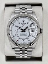 NEW 2026 Rolex Sky-Dweller 42mm 336934 Stainless Steel Jubilee White Dial