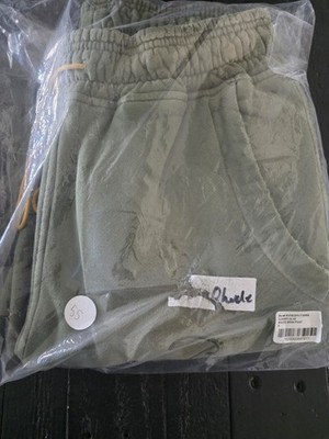 Rhude Embroidered Logo Lounge Pants Olive Men s Size S Brand New w/Tags
