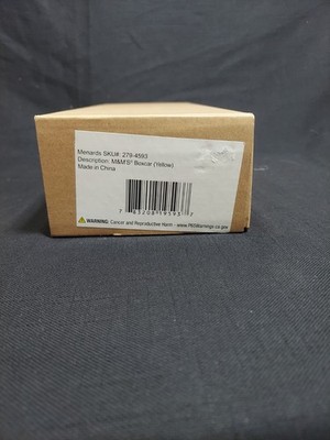 Menards O Scale #279-4593 M & M Yellow Boxcar #6914 USED  