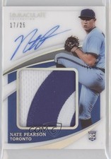 2021 Panini Immaculate Premium /25 Nate Pearson #PPA-NP Patch Auto lz7