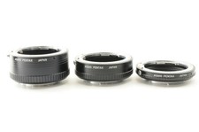 Mint Pentax K Mount Extension Tube Ring Set No.1-2-3 For Pentax PK