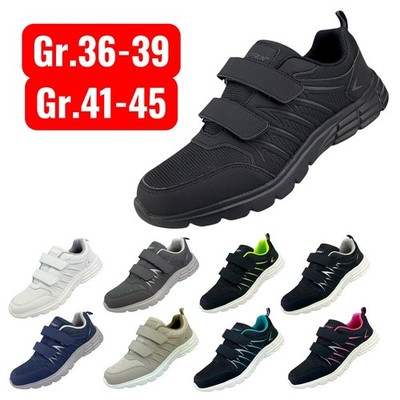 Herren Damen Sportschuhe Turnschuhe Laufschuhe Freizeit Schuhe Klettverschluss
