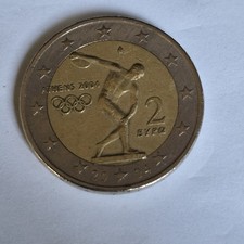 Greece Athens 2004 Olympics  Games 2 euro coin, rare