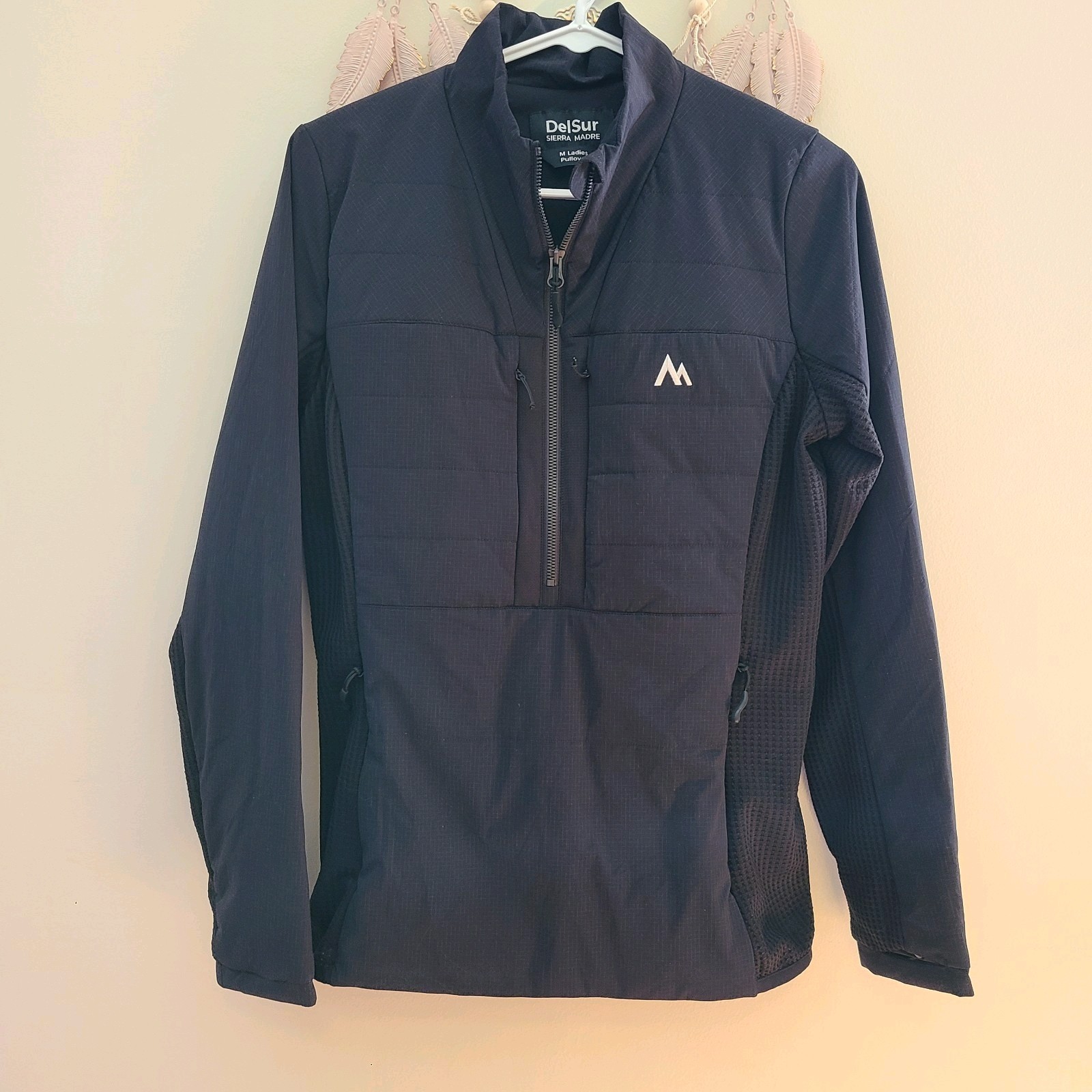 Technical Mid-layer Womens M Half Zip Stretch Win… - image 1