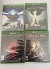 XBOX ONE Games Lot of 4 - Dues Ex - Dragon Age - Back 5 Blood - Valhalla New !!!