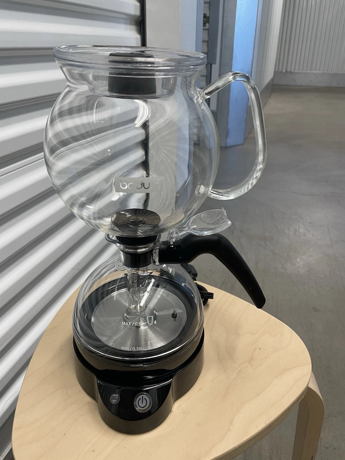 Bodum ePEBO 11822 Vacuum Coffee Maker 4 Cups New