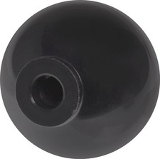 4-Pack Ball Knobs 1/4-20 x 1-1/4 Inch Threaded Black Plastic Replacement Handle