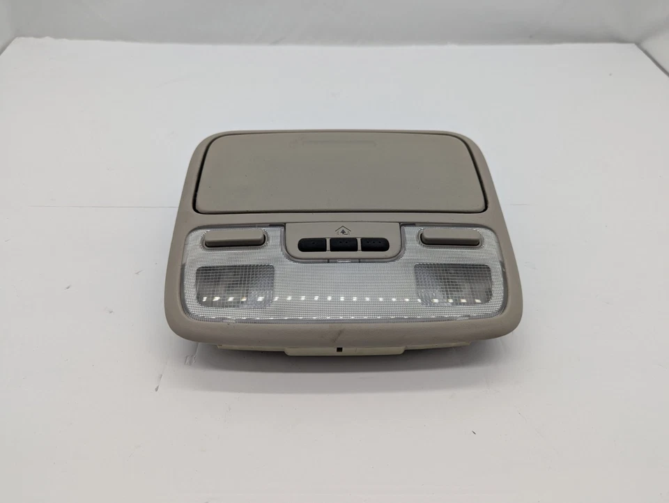 1999-2001 Honda Accord Dome Light Overhead Console Assembly Homelink Gray - Image 2 of 4