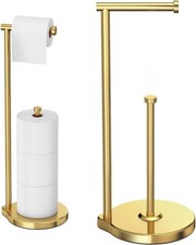 Heavy-Duty Toilet Paper Holder Stand Modern Freestanding Bathroom Toilet