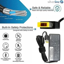 Lenovo ThinkPad T460 T460s T460p Rectangle Square Laptop Charger 45w 20v 2.25A