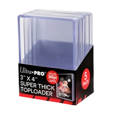 Ultra Pro Top Loaders 3x4 Super Thick 360pt Pack