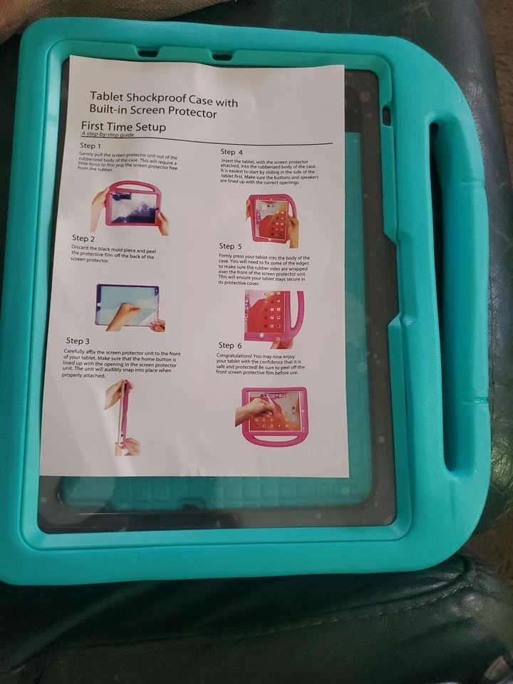 Funda para niños SUPLIK para iPad Mini 5/4/3/2/1 duradera a prueba de golpes (paquete no minorista) Foto 3 de 4