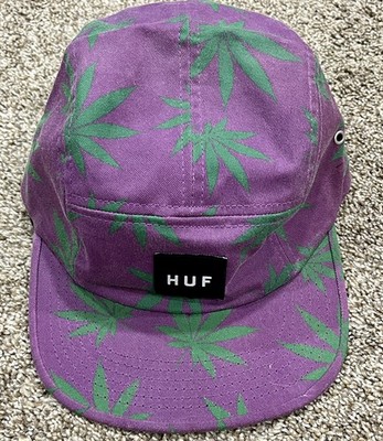 Vintage 2012 Huf 420 Pack Purple Pantlife Volley Cap Hat Camp Kristina Rose