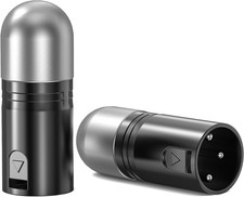 DMX Termination 3 Pin XLR Metal Stage Lighting Accessories, 120Ohm Signal Termin