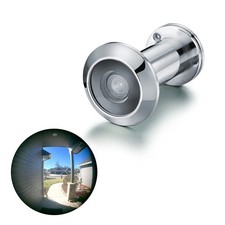 TG3016YG-PH UL Listed Solid Brass 220-degree Door Viewer with Heavy Duty Priv...