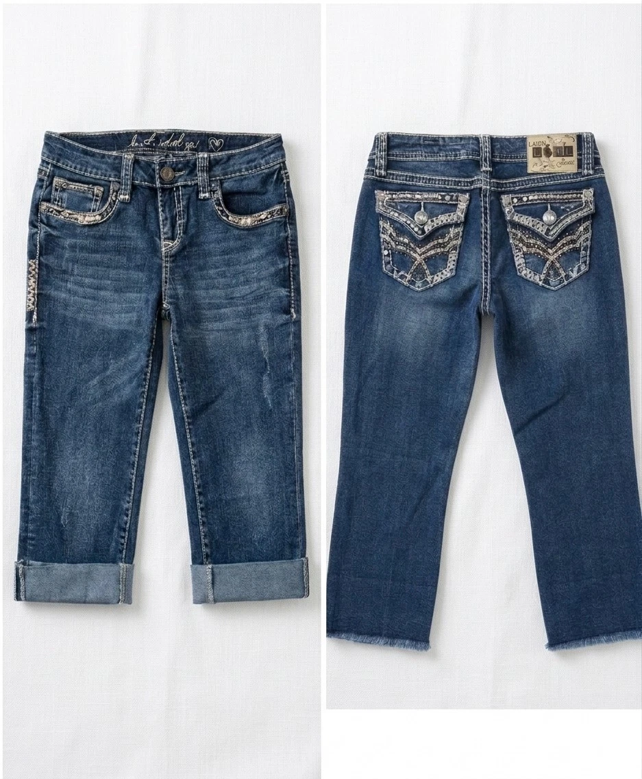 L.A. idol | Jeans | La Idol Usa Embellished Back Pocket Jeans Size 5
