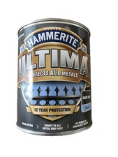 Hammerite Ultima Dark Grey Paint 750ml for All Metals Water Based Finish