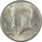1964 D Kennedy Half Dollar Circulated Silver 50c Coin Collectible