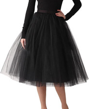 Adult A-Line Tulle Skirt Bridesmaid Petticoat Tutu for Women