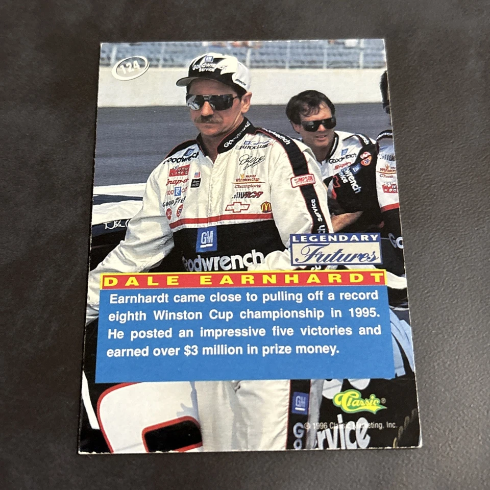 1996 Class Visions 96 - Dale Earnhardt #124 Goodwrench - Legendary Futures - Image 2 of 4