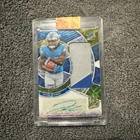 2023 Panini Spectra Jahmyr Gibbs Rookie Patch Auto Neon Green /35