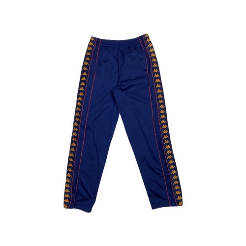 Vtg Kappa Mens Blue Navy Button Track 