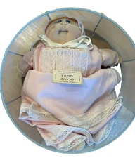 1982 Xavier Roberts Little People Soft Preemie Signed Birth Papers & Metal Case