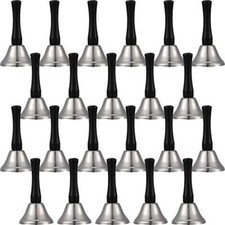 24 Pack Hand Bell with Handle for Pets Patients Wedding Dinner School