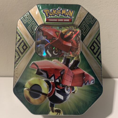 Pokemon Trading Card Game Tapu Bulu GX Prism Tin (New And Sealed) - Picture 1 of 8
