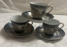 Set 3 Cup And Saucer Dragonware Blue Eyes — photo 1